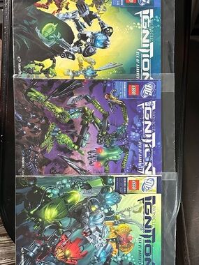 DC Lego Bionicle Comic Set of 3
